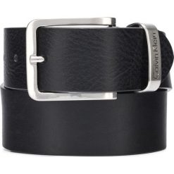Calvin Klein Mino Pasek Czarny. Czarne paski męskie Calvin Klein, w paski, ze skóry. Za 238,95 zł.