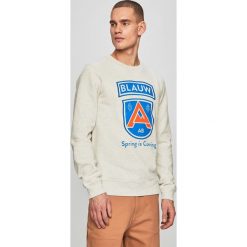 Scotch & Soda - Bluza. Szare bluzy męskie Scotch & Soda, s, z nadrukiem, z bawełny, z okrągłym kołnierzem, bez rękawów, bez kaptura. W wyprzedaży za 179,90 zł.