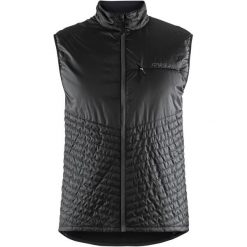 Craft Kamizelka Męska Urban Warmer Czarna L. Czarne kurtki sportowe męskie Craft, m, bez wzorów, bez kaptura. W wyprzedaży za 239,00 zł.