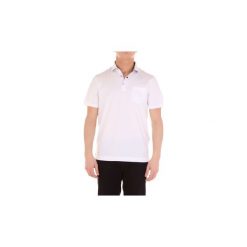 Koszulki polo z krótkim rękawem Heritage 0851P. Białe koszulki męskie Heritage, m, bez wzorów, z krótkim rękawem. Za 253,60 zł.