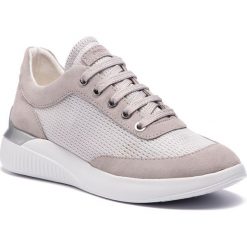 Sneakersy GEOX - D Theragon C D928SC 0LY22 C0898 Silver/Lt Grey. Szare półbuty damskie Geox, ze skóry. W wyprzedaży za 339,00 zł.