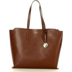 FURLA Torebka shopper italian bag SALLY L - CARAMELLO. Brązowe torby damskie na zakupy Furla, bez wzorów, eleganckie, bez dodatków. Za 1290,00 zł.