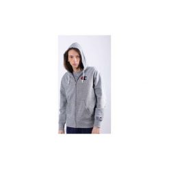 Champion Bluza męska Hooded Full Zip Sweatshirt szara r. L (212941-EM017). Szare bluzy męskie Champion, m, bez wzorów, sportowe, bez kołnierzyka, bez rękawów, bez kaptura. Za 354,83 zł.