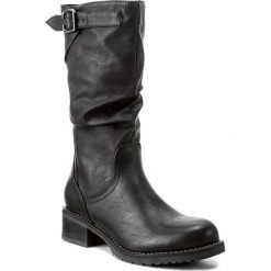Kozaki CLARA BARSON - WS17373-1 Czarny. Czarne buty zimowe damskie Clara Barson, ze skóry ekologicznej, na obcasie. Za 149,99 zł.