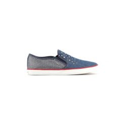 Tenisówki Geox Wmns J Kiwi G.D J62D5D-0ZDAS-C4001. Niebieskie trampki i tenisówki damskie Geox, bez wzorów, bez zapięcia. W wyprzedaży za 179,81 zł.