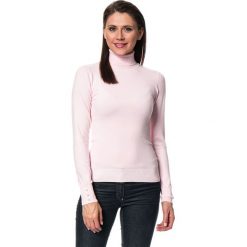 Golfy damskie: Sweter w kolorze jasnoróżowym