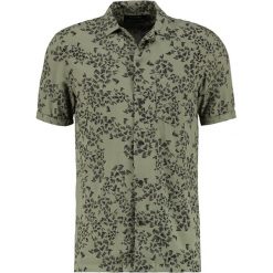 Koszule męskie na spinki: Religion NAYA SCATTER Koszula khaki/washed black