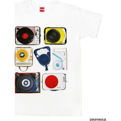 Koszulka GRAMOFONY 7 tshirt. Szare koszulki męskie Pakamera, m, vintage. Za 77,00 zł.