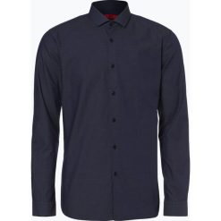 HUGO - Koszula męska – Erondo, niebieski. Niebieskie koszule męskie HUGO, m, bez wzorów, eleganckie, bez kołnierzyka, bez rękawów. Za 399,95 zł.