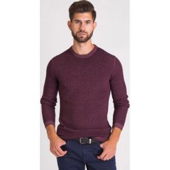 SWETER JOOP! COLLECTION. Czerwone swetry męskie xxl, z aplikacjami, z bawełny, klasyczne, z okrągłym kołnierzem. Za 374,50 zł.