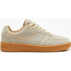 Sznurowane sneakersy - Beżowy. Brązowe sneakersy męskie Cropp, na sznurówki. W wyprzedaży za 89,99 zł.