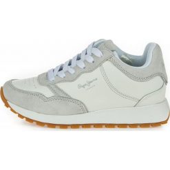 Pepe Jeans tenisówki damskie Dean Premium PLS30886 36 białe. Białe trampki i tenisówki damskie Pepe Jeans, bez wzorów, z jeansu, bez zapięcia. W wyprzedaży za 299,00 zł.