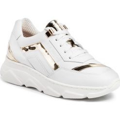 Sneakersy EVA MINGE - EM-39-06-000405 626. Białe półbuty damskie Eva Minge, ze skóry ekologicznej. W wyprzedaży za 249,00 zł.