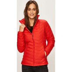 Columbia - Kurtka Powder. Czerwone kurtki damskie Columbia, s, bez wzorów, z poliesteru, krótkie, bez kaptura, omni-heat (columbia). W wyprzedaży za 329,90 zł.