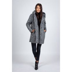 Płaszcz przejściowy w kolorze szarym. Szare kurtki damskie Snowie Collection, s, bez wzorów, długie, bez kaptura. W wyprzedaży za 159,95 zł.