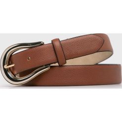 Answear - Pasek. Czarne paski damskie ANSWEAR, w paski, ze skóry ekologicznej. Za 49,90 zł.