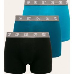 CR7 Cristiano Ronaldo - Bokserki (3 pack). Niebieskie bokserki męskie CR7 Cristiano Ronaldo, bez wzorów, z elastanu. W wyprzedaży za 59,90 zł.