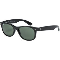 Ray-Ban - Okulary New Wayfarer. Czarne okulary przeciwsłoneczne męskie Ray-Ban, z materiału. W wyprzedaży za 399,90 zł.