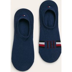 Tommy Hilfiger - Stopki (2-pack). Szare skarpetki męskie TOMMY HILFIGER, z nadrukiem, z elastanu. Za 49,90 zł.
