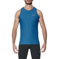 Koszulki sportowe męskie: Asics Koszulka do biegania Singlet niebieski r. S (134082 8154)