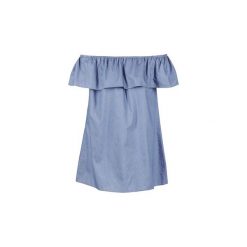 Sukienki krótkie Betty London GARDOT. Niebieskie sukienki damskie Betty London, s, bez wzorów, bez kołnierzyka, z krótkim rękawem, krótkie, mini. Za 125,30 zł.