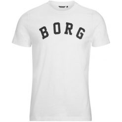 Björn Borg Koszulka Męska Tee Berny L Biała. Białe koszulki męskie Björn Borg, m, bez wzorów, bez kołnierzyka, z krótkim rękawem, krótkie. Za 135,00 zł.