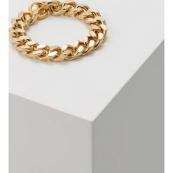 Cloverpost LARGE CURB CHAIN RING Pierścionek yellow goldcoloured. Żółte pierścionki damskie marki cloverpost. Za 419,00 zł.