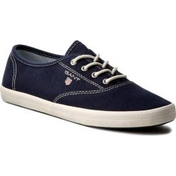 Tenisówki GANT - New Haven 14538591 Marine G69. Niebieskie trampki i tenisówki damskie GANT, bez wzorów, z gumy, bez zapięcia. W wyprzedaży za 99,00 zł.