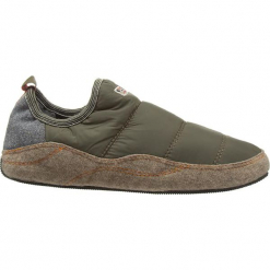 Kapcie "Morran" w kolorze khaki. Brązowe kapcie męskie marki Napapijri. W wyprzedaży za 136,95 zł.