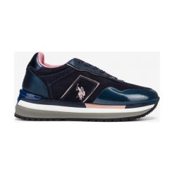 U.S. Polo Assn Amy Tenisówki Niebieski. Niebieskie trampki i tenisówki damskie U.S. Polo Assn., bez wzorów, ze skóry, bez zapięcia. Za 443,95 zł.