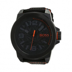 Zegarek "1513343" w kolorze czarnym. Czarne zegarki męskie Hugo Boss, Festina & Joop!, ze stali. W wyprzedaży za 519,95 zł.