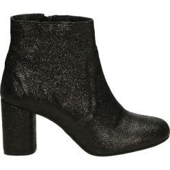 Botki - 2401 CRA NERO. Czarne botki damskie skórzane Venezia. Za 259,00 zł.
