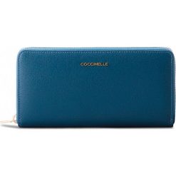 Portfele damskie: Duży Portfel Damski COCCINELLE – CW1 Metallic Saffiano E2 CW1 11 04 01 Saphir B02