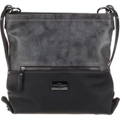 Tom Tailor Cross body bag Czarny. Czarne torebki klasyczne damskie Tom Tailor, w paski, z materiału, bez dodatków. Za 221,95 zł.