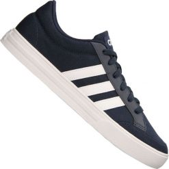 Granatowe Buty adidas Vs Set M AW3891. Niebieskie buty sportowe męskie Adidas, na wiosnę, z tkaniny, bez zapięcia. W wyprzedaży za 299,00 zł.