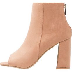 Botki damskie lity: Office SPINS Botki na obcasie pink