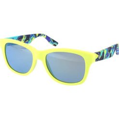 Okulary przeciwsłoneczne "0002/S XTF/QU" w kolorze żółto-niebieskim. Niebieskie okulary przeciwsłoneczne damskie marki Just Cavalli, Alexander McQueen. W wyprzedaży za 159,95 zł.