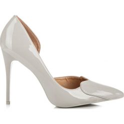 Szpilki: Szare szpilki sweetheart BLANCHE