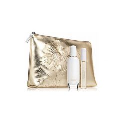 Kosmetyczki damskie: Clinique Aromatics In White Zestaw dla kobiet EDP 50ml + DEO ROLL-ON 10ml + Kosmetyczka