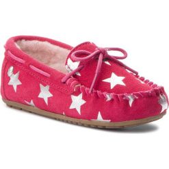 Kapcie EMU AUSTRALIA - Amity Kids Star K11474 Fuschia/Fuschia. Różowe sandały dziewczęce EMU Australia, z wełny, bez zapięcia. W wyprzedaży za 179,00 zł.