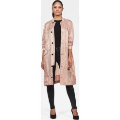 G-Star Raw - Płaszcz. Białe kurtki damskie G-Star RAW, xs, bez wzorów, z poliamidu, retro, długie. Za 739,90 zł.