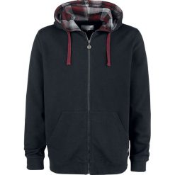 Bluzy męskie: RED by EMP Broke But Happy Bluza z kapturem rozpinana czarny