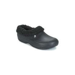 Chodaki Crocs CLASSIC BLITZEN III CLOG. Czarne klapki damskie Crocs, bez wzorów, bez obcasa. Za 164,30 zł.