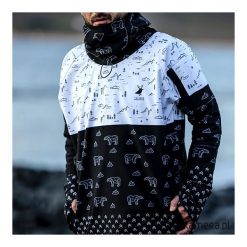 Arctic Wilderness damska bluza z apreturą. Czarne bluzy damskie Pakamera, bez wzorów, bez rękawów, z kapturem. Za 399,00 zł.