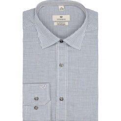 Koszula winberg 2563 długi rękaw custom fit niebieski. Niebieskie koszule męskie Recman, m, bez wzorów, bez kołnierzyka, z długim rękawem. Za 189,00 zł.