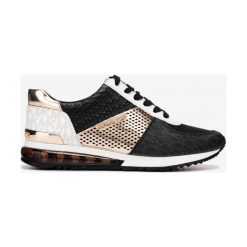 Michael Kors Allie Trainer Extreme Tenisówki Czarny Biały Złoty. Żółte trampki i tenisówki damskie Michael Kors, bez wzorów, ze skóry, bez zapięcia. Za 829,95 zł.