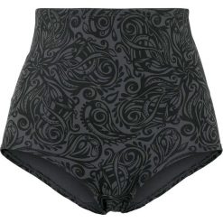Figi panty shape Level 2 bonprix szaro-czarny. Szare majtki damskie bonprix, z aplikacjami. Za 49,99 zł.