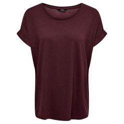 ONLY T-shirt damski Moster S / S O-Neck Top Noos Jrs Windsor Wine (rozmiar XS). Koszulki damskie ONLY, s, bez wzorów, z okrągłym kołnierzem. W wyprzedaży za 39,00 zł.
