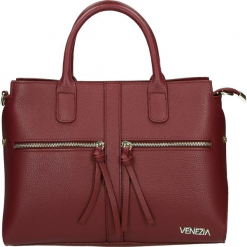 Torba - 8-010-O D BOR. Żółte torebki klasyczne damskie Venezia, ze skóry. Za 265,00 zł.