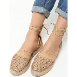 Espadryle damskie: Beżowe Espadryle Cornelia